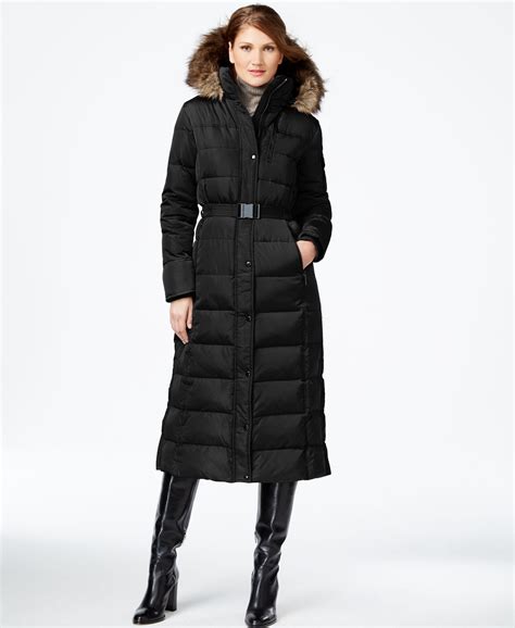 michael kors puffer long coat